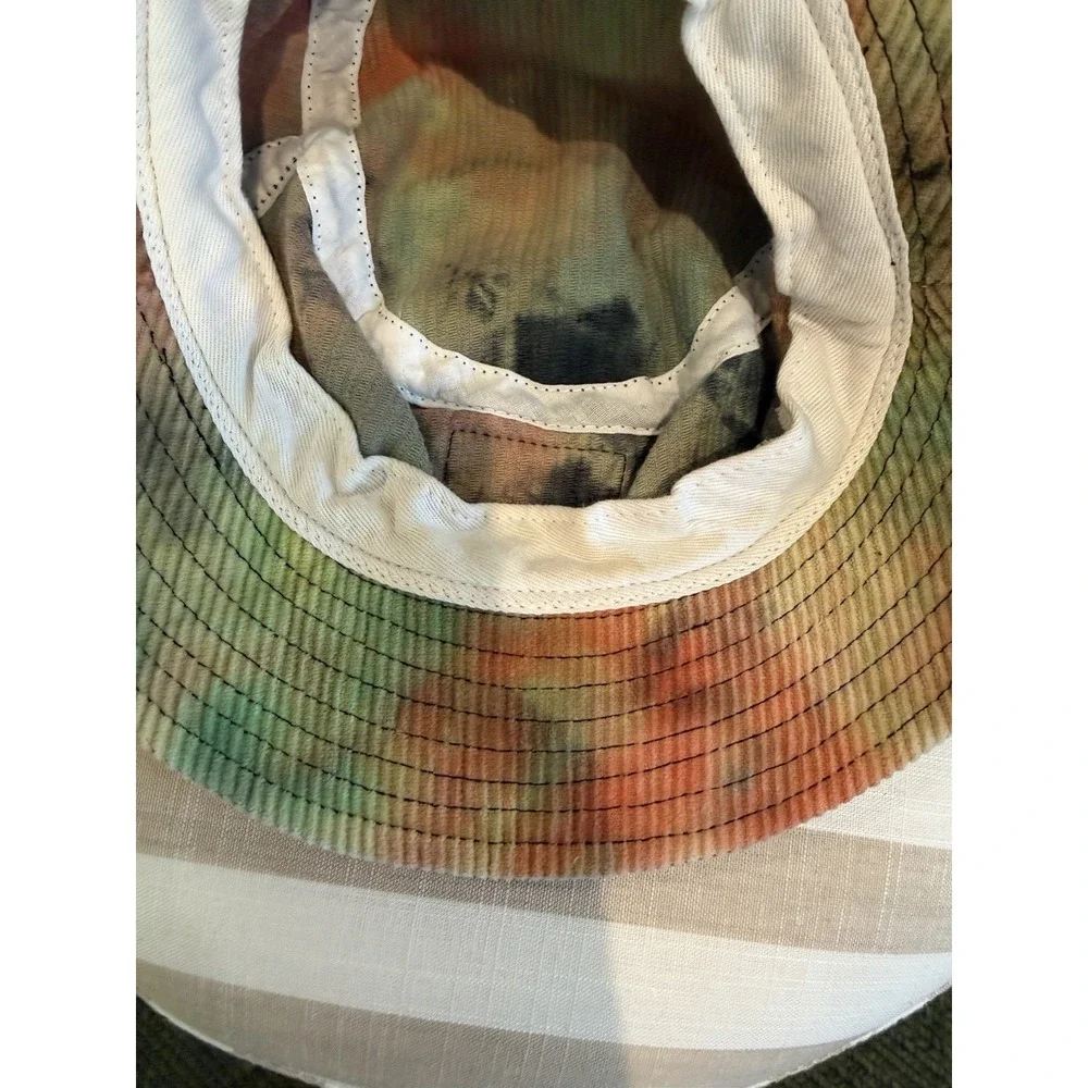 Big Bud Press Bucket Hat Corduroy  Neutral Tie Dye Made in USA Unisex
